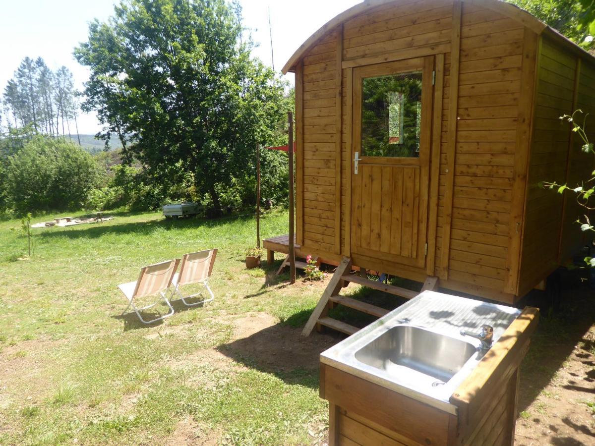 Rosa The Cosy Cabin - Gypsy Wagon - Shepherds Hut, River Views Off-Grid Eco Living Педроган Гранди Екстериор снимка